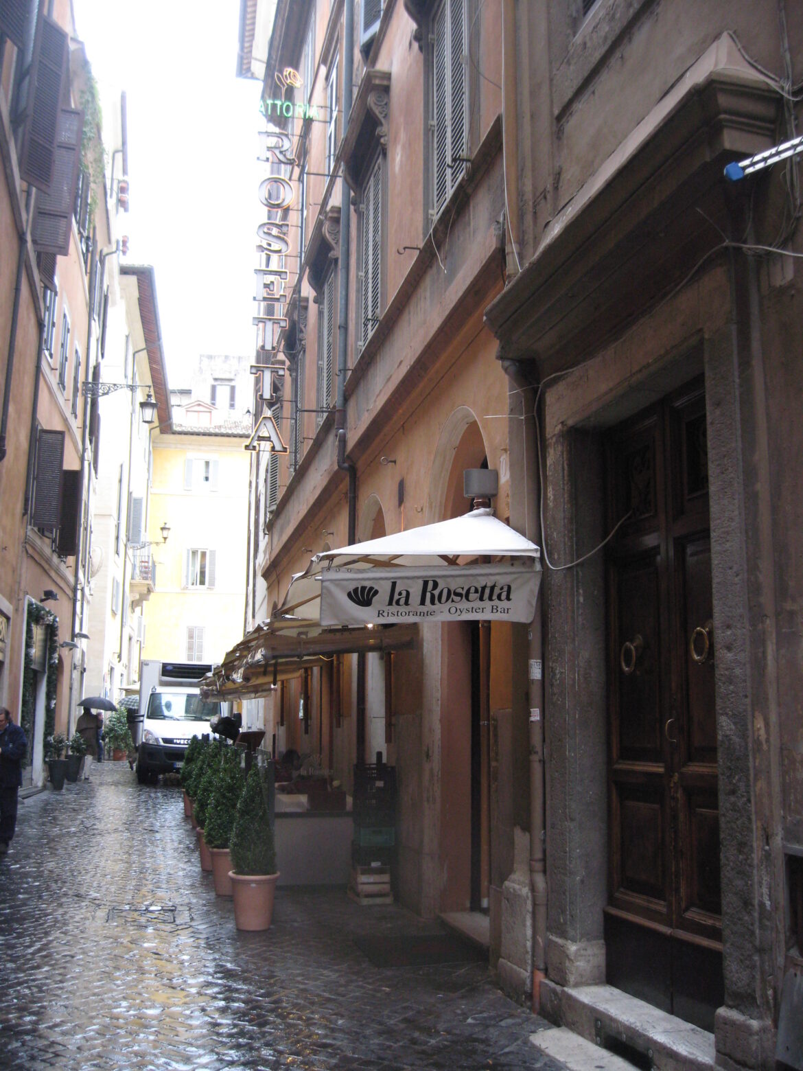 La Rosetta near the Pantheon is one of the best fish restaurants in Rome