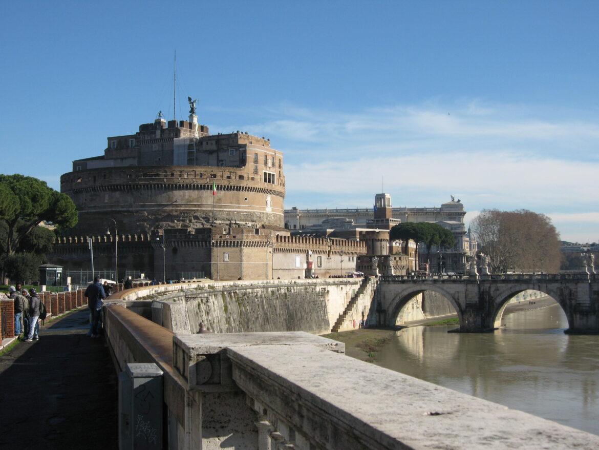 Sant' Angelo Castle in Rome Italy