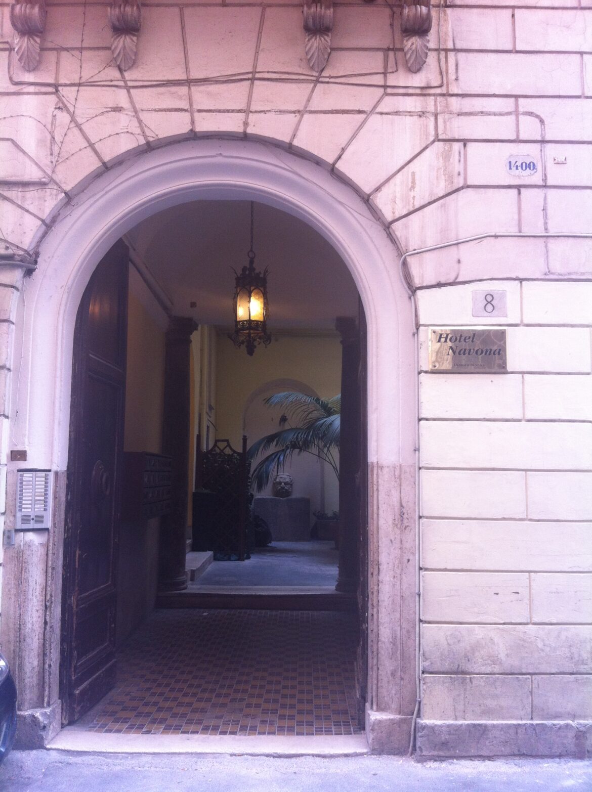 Hotel Navona is less than a block away from Piazza Navona